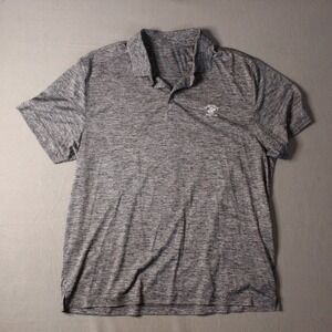 Beverly Hills Polo Club Men's M Gray Heather Polo Modern Fit Casual Golf Shirt